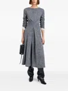 Proenza Schouler White Label Sai Jersey Dress In Gray