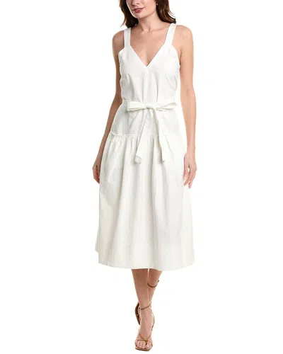 PROENZA SCHOULER WHITE LABEL PROENZA SCHOULER WHITE LABEL SASHA LINEN-BLEND MIDI DRESS