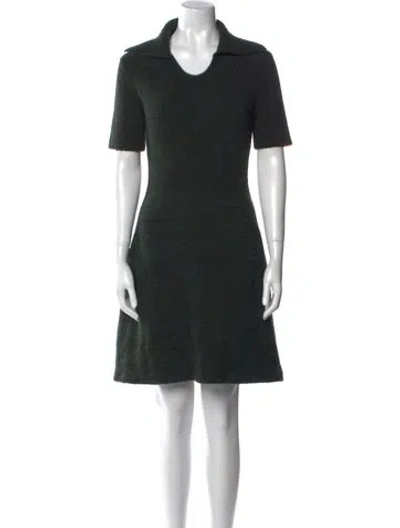 Pre-owned Proenza Schouler White Label Scoop Neck Mini Dress In Multi