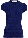 Proenza Schouler White Label Shelle Knitted Top In Blue