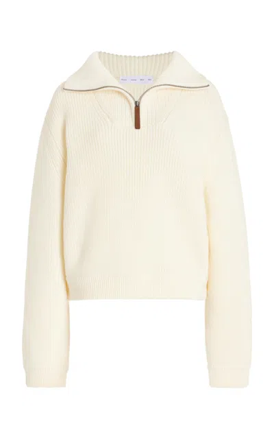 Proenza Schouler White Label Sienna Wool Sweater In White