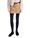 Proenza Schouler White Label Silas Mini Skirt In Dark Birch