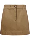Proenza Schouler White Label Silas Miniskirt In Neutrals