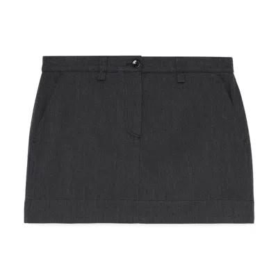Proenza Schouler White Label Silas Skirt In Shadow