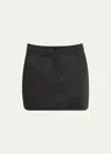 Proenza Schouler White Label Silas Straight Mini Skirt In Shadow