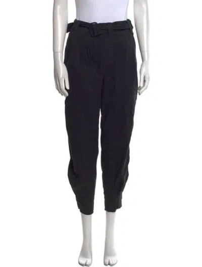 Pre-owned Proenza Schouler White Label Skinny Leg Pants In Black