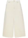 Proenza Schouler White Label Denim Skirt In Neutrals