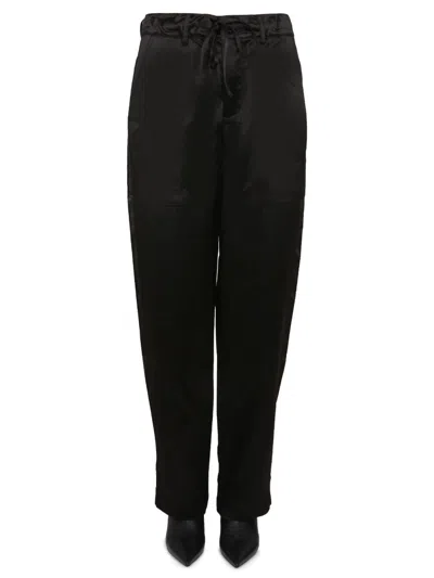Proenza Schouler White Label Slouch Fit Pants For Women In Black