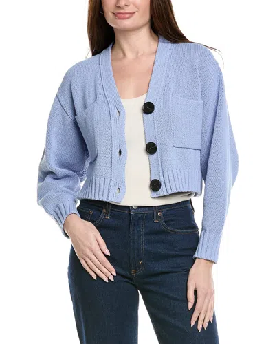 Proenza Schouler White Label Sofia Cardigan In Pale Blue