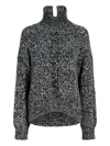 Proenza Schouler White Label Sol Turtleneck Sweater In Gray