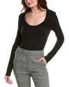 Proenza Schouler White Label Sophia Top In Black