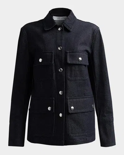 Proenza Schouler White Label Stella Stretch-cotton Twill Jacket In Multi