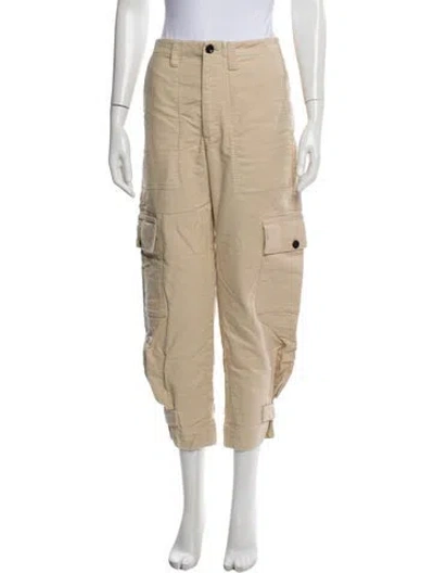 Pre-owned Proenza Schouler White Label Straight Leg Pants In Neutral