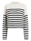Proenza Schouler White Label Striped Cropped Sweater