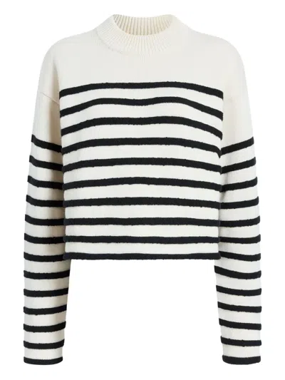Proenza Schouler White Label Striped Cropped Sweater