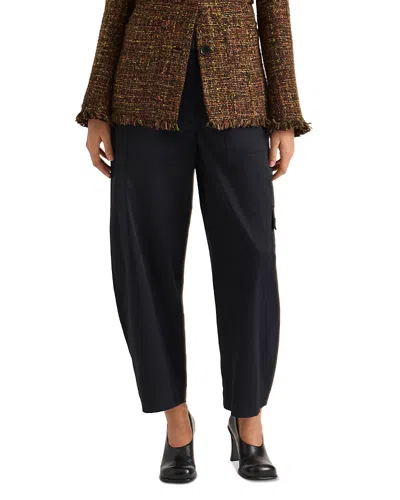 Proenza Schouler White Label Talla Stretch Cotton Cargo Pants In Black