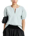 Proenza Schouler White Label Tia Parachute Top In Blue