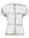 Proenza Schouler White Label Tie-dye Print Cotton-blend T-shirt In White