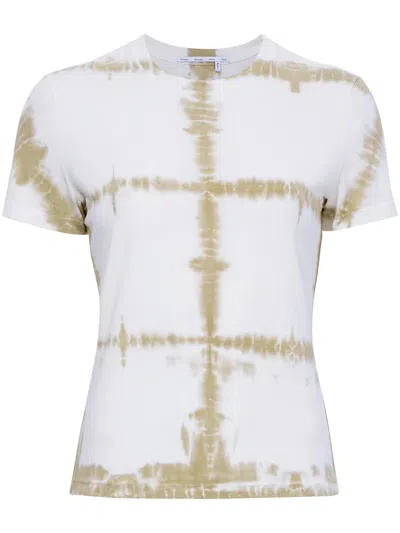 Proenza Schouler White Label Tie-dye Print Cotton-blend T-shirt In White