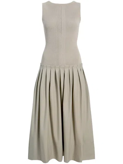 Proenza Schouler White Label Tori Maxi Dress In Neutrals