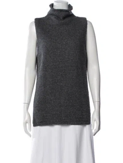 Pre-owned Proenza Schouler White Label Turtleneck Sweater In Black