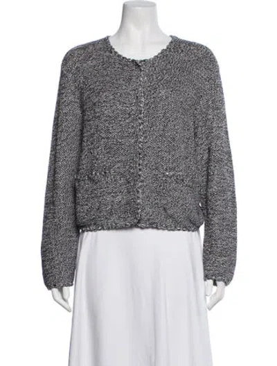 Pre-owned Proenza Schouler White Label Tweed Pattern Jacket W/ Tags In White