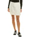 Proenza Schouler Womens Textured Tweed Mini Skirt In White