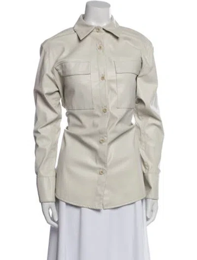 Pre-owned Proenza Schouler White Label Utility Jacket In White