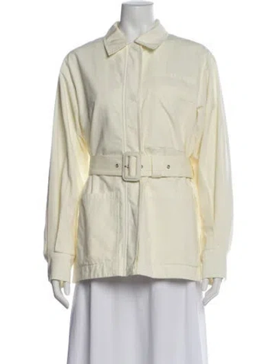 Pre-owned Proenza Schouler White Label Utility Jacket In Yellow