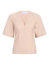 Proenza Schouler White Label V-neck Blouse In Pink