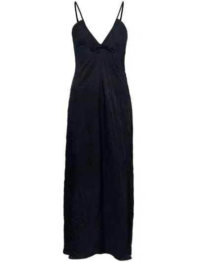 Proenza Schouler White Label Maxikleid Mit V-ausschnitt In Schwarz