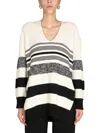 Proenza Schouler White Label V-neck Sweater In White