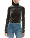 Proenza Schouler White Label Velvet Turtleneck In Grey