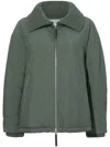 Proenza Schouler White Label Veronica Coat In Green