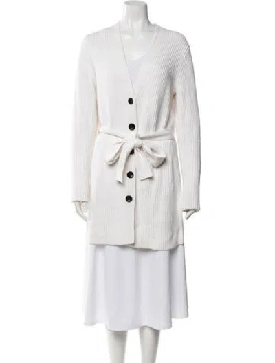Pre-owned Proenza Schouler White Label V-neck Sweater In Neutral