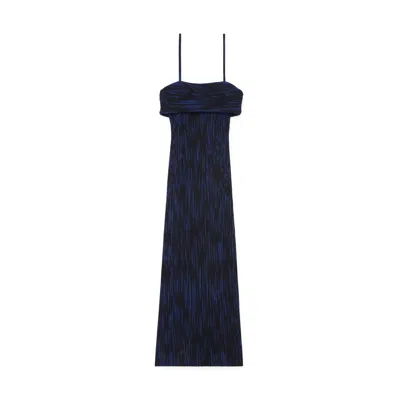 Proenza Schouler White Label Ward Knit Dress In Navy,black