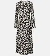 Proenza Schouler White Label Waverly Twill Midi Dress In Multi