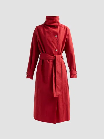 Proenza Schouler White Label Women's Corey Cotton-blend Trench Coat In Brown