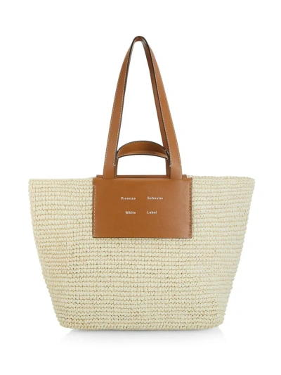 Proenza Schouler White Label Women's Large Morris Raffia Tote In Ivory