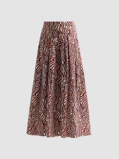 Proenza Schouler White Label Women's Nessa Poplin Maxi Skirt In Multi