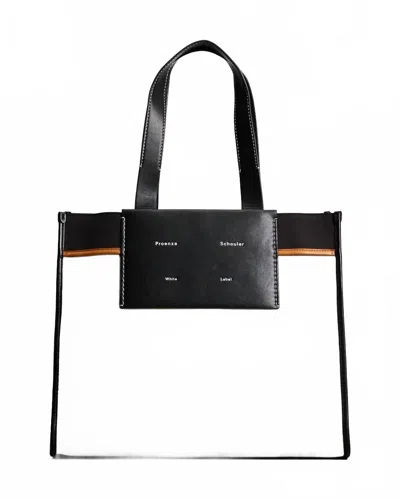 Proenza Schouler White Label Women's Xl Morris Coated Canvas Tote Bag In White