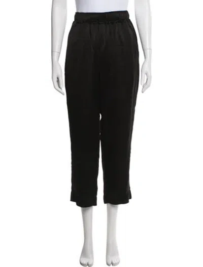 Pre-owned Proenza Schouler White Label Wool Pants In Black