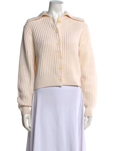 Pre-owned Proenza Schouler White Label Wool Sweater In White
