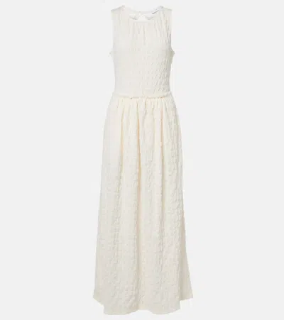 Proenza Schouler White Label Zoira Shirred Maxi Dress
