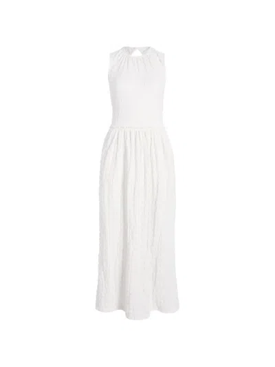 Proenza Schouler White Label Zoira Textured Dress In White