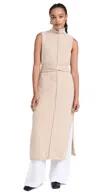 Proenza Schouler White Label Zola Mock-neck Maxi Dress In Birch