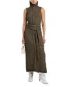 Proenza Schouler White Label Zola Knit Dress In Wool In Brown