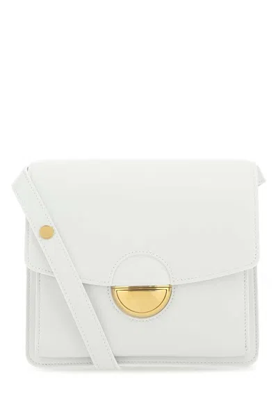 Proenza Schouler White Leather Dia Shoulder Bag In Brown