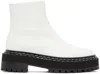 Proenza Schouler Lug Sole Platform Boots In 101 Natural