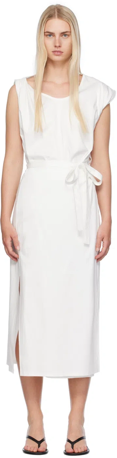 Proenza Schouler White Lynn Midi Dress In 100 White